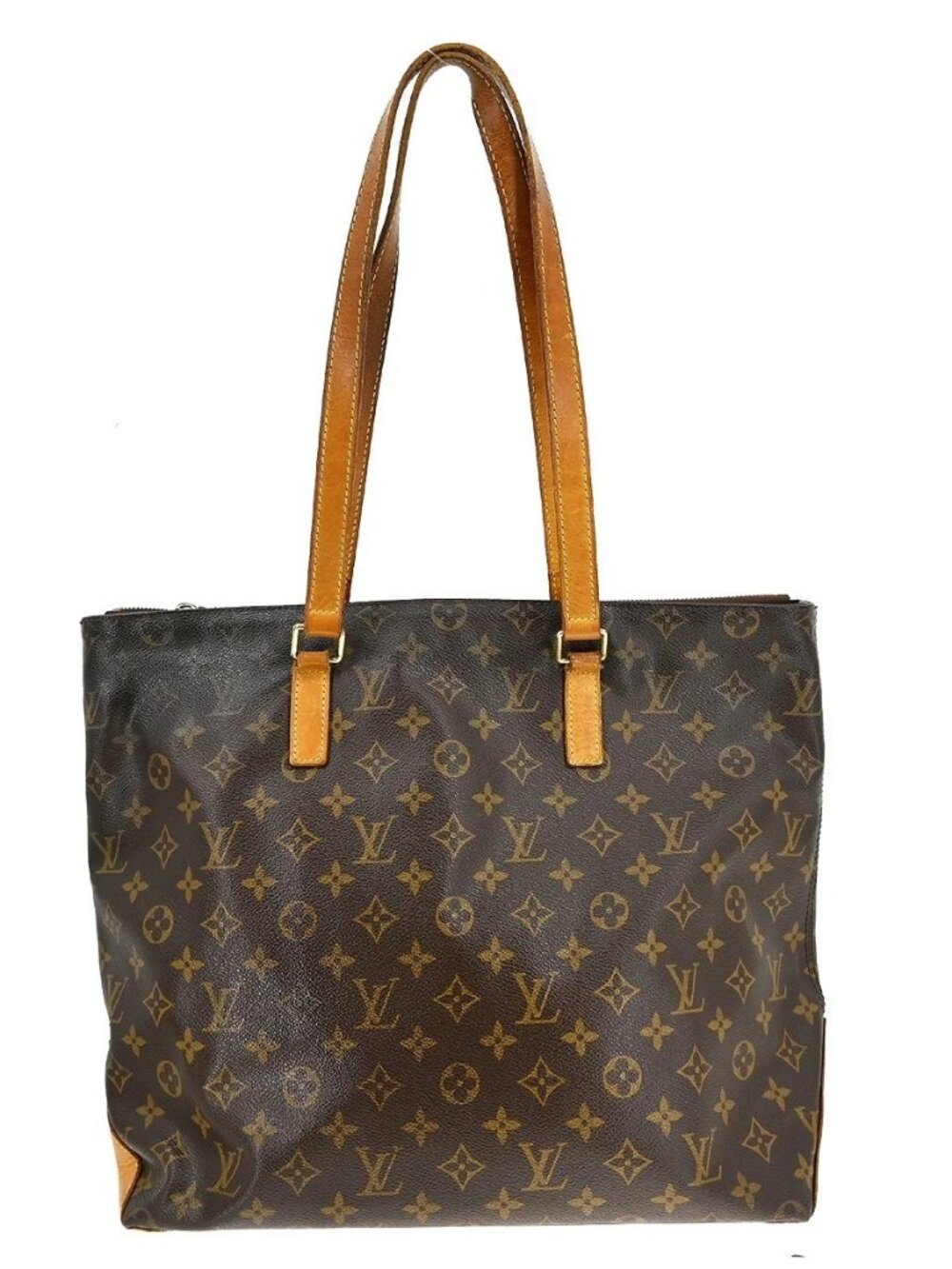 LOUIS VUITTON CABAS MEZZO HAND TOTE BAG MONOGRAM M51151 AR1015 YQ06468 - Picture 1 of 15